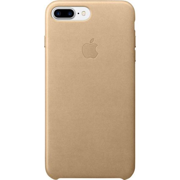 Apple Coque Leather iPhone 8 Plus / 7 Plus - Tan