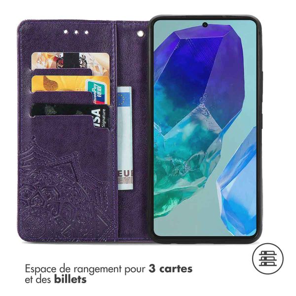 imoshion Etui de télephone Mandala Samsung Galaxy S24 FE - Violet