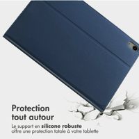 Accezz Coque tablette Classic Apple iPad 11 (2025) 11 pouces A16 / iPad 10 (2022) 10.9 pouces - Bleu foncé