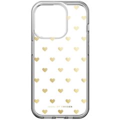 iDeal of Sweden Coque arrière Mirror Apple iPhone 15 Pro - Golden Hearts