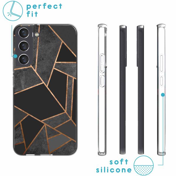 imoshion Coque Design Samsung Galaxy S22 Plus - Black Graphic