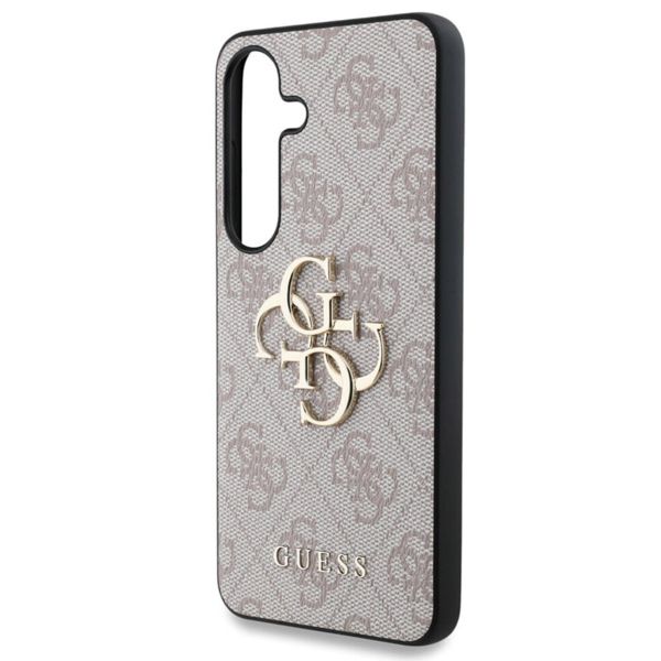 Guess Coque 4G Metal Logo Backcover Samsung Galaxy S25 Plus - Rose