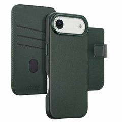 Accezz Étui de télephone portefeuille en cuir 2-en-1 avec MagSafe Apple iPhone Air - Cedar Green