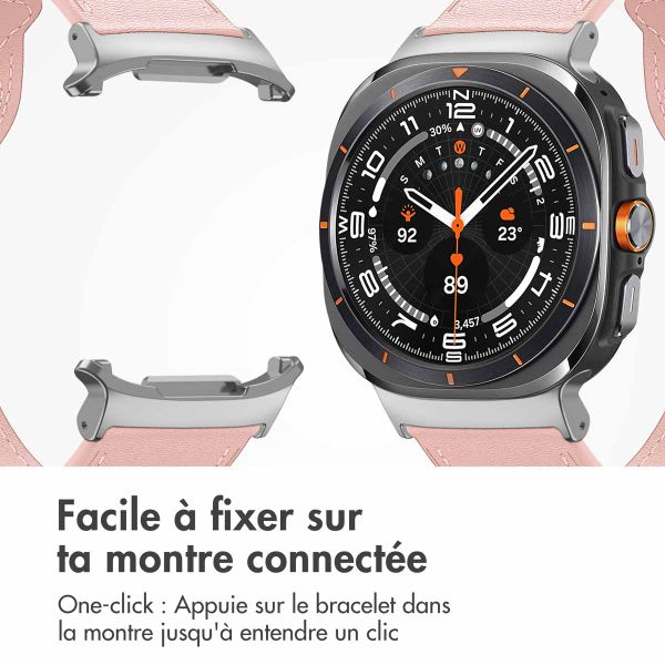 imoshion Bracelet en cuir Samsung Galaxy Watch Ultra - Rose