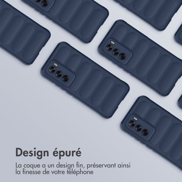 imoshion Coque arrière EasyGrip Oppo Reno 12 Pro - Bleu foncé