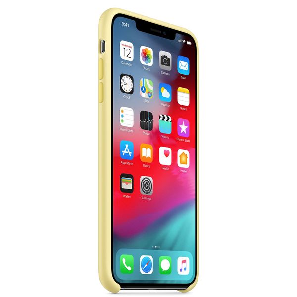 Apple Coque en silicone iPhone Xs Max - Mellow Yellow