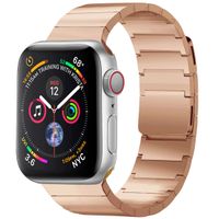 Selencia Bracelet magnétique en acier Apple Watch Series 1-9 / SE - 38/40/41 mm / Series 10 - 42 mm - Rosé Dorée