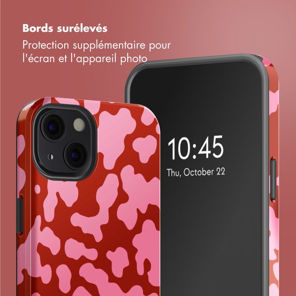 Selencia Coque arrière Vivid avec MagSafe Apple iPhone 13 - Moo’d Blush Pink