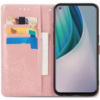 imoshion Etui de télephone Mandala OnePlus Nord N10 5G - Rose Doré