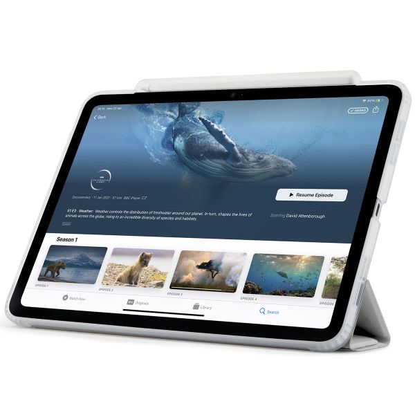 Pipetto Origami No3 Pencil Case Apple iPad Pro 13 (2025) M5 / (2024) M4 - White