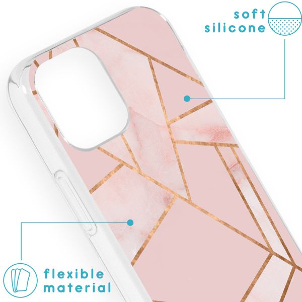 imoshion Coque Design Apple iPhone 13 Mini - Pink Graphic