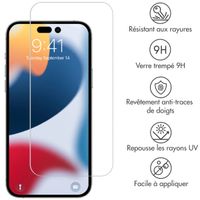 Selencia Protection d'écran en verre trempé iPhone 14 Pro Max