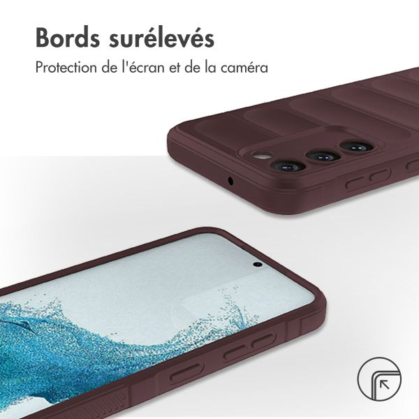 imoshion Coque arrière EasyGrip Samsung Galaxy S23 - Aubergine