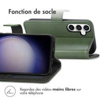 imoshion Étui de téléphone portefeuille Luxe Samsung Galaxy S23 FE - Vert