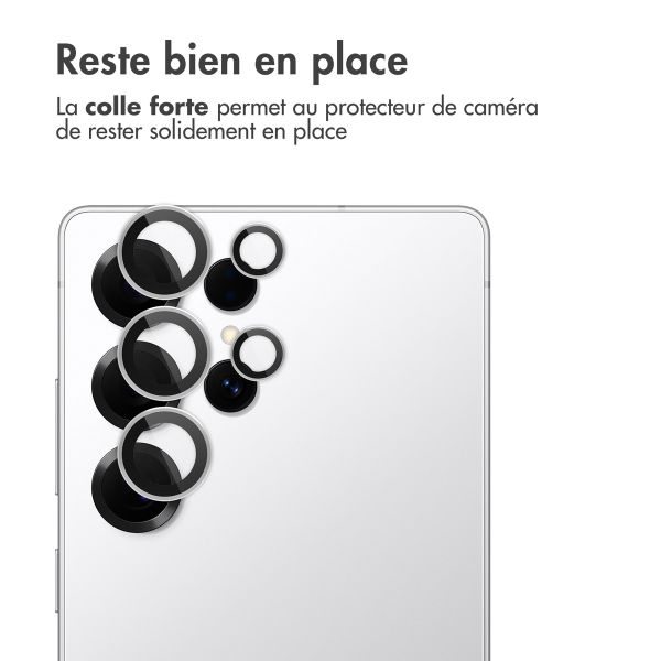 imoshion Lot de 2 protections d'objectif de caméra Samsung Galaxy S25 Ultra - Titanium Whitesilver
