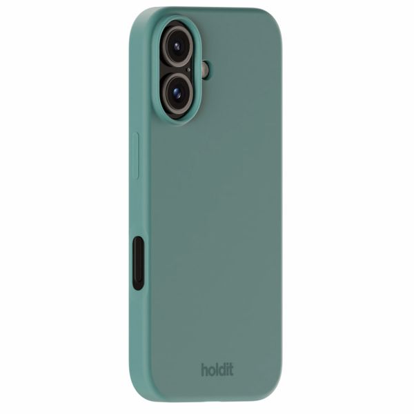 Holdit Coque Silicone Apple iPhone 16 Plus - Moss Green