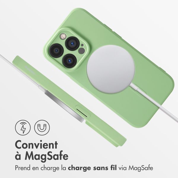 imoshion Coque Couleur avec MagSafe Apple iPhone 14 Pro - Vert