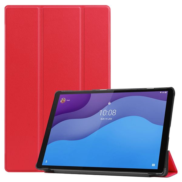 imoshion Coque tablette Trifold Lenovo Tab M10 HD (2nd gen) -Rouge