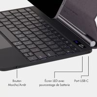 Accezz Clavier Bluetooth magnétique Apple iPad Air 13 pouces (2025) M3 / (2024) M2 / iPad Pro 12.9 (2018/2020/2021/2022) - QWERTY / NL - Noir