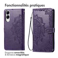 imoshion Etui de télephone Mandala Samsung Galaxy S25 Edge - Violet