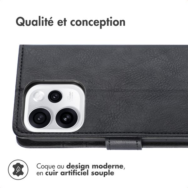 imoshion Étui de télephone portefeuille Oppo Reno 15F - Noir