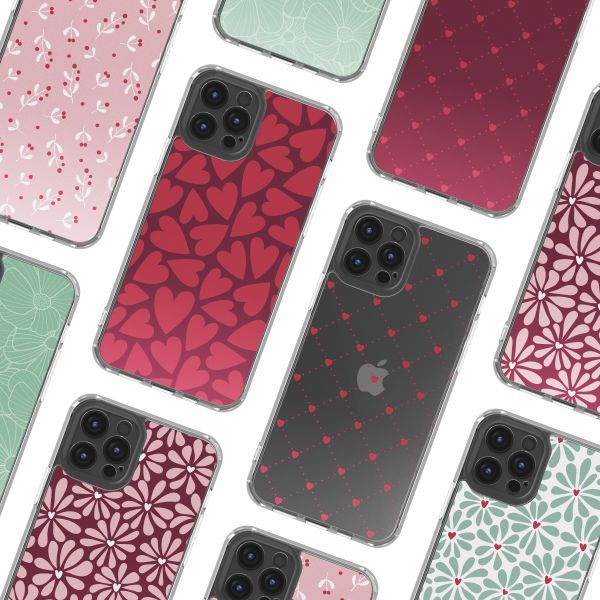 imoshion Coque Design Apple iPhone 12 (Pro) - Hearty Coral Dust