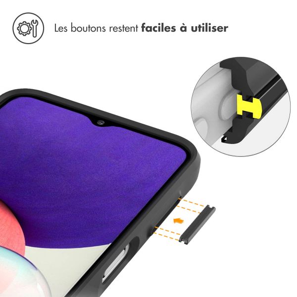 imoshion Coque Rugged Hybrid Samsung Galaxy A14 (5G/4G) - Noir