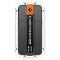 Spigen Protection d'écran en verre trempé GLAStR Fit + Applicator iPhone 15 Pro Max