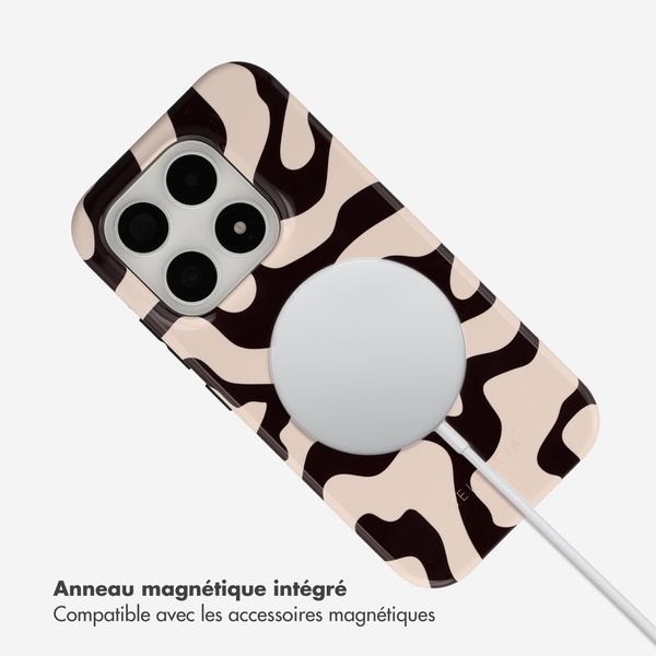 Selencia Coque arrière Vivid avec MagSafe Xiaomi 17 - Art Wave Black