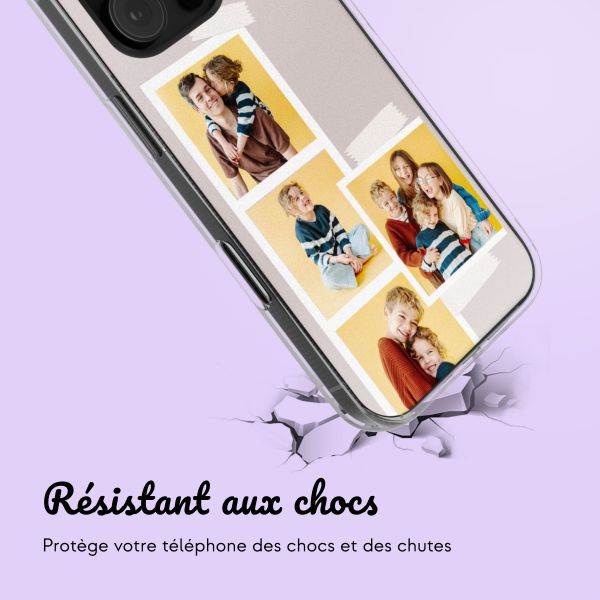 Coque personnalisée avec pellicule N°1 iPhone 16 Pro - Transparent