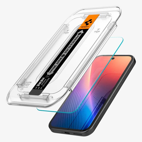 Spigen Protection d'écran en verre trempé GLAStR Fit 2 Paquets + Applicator Google Pixel 9a