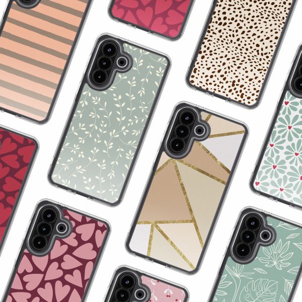 imoshion Coque Design Samsung Galaxy A37 (5G) - Smoke Green Flowers