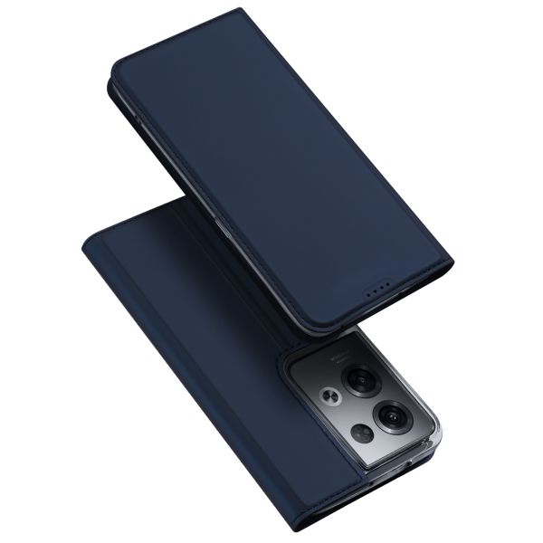 Dux Ducis Étui de téléphone Slim pour l'Oppo Reno 8 5G - Bleu foncé