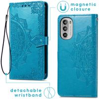 imoshion Etui de téléphone portefeuille Mandala Sony Xperia 10 IV - Turquoise