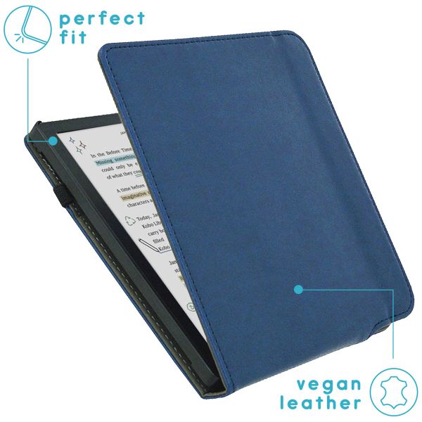 imoshion Étui á rabat Kobo Libra Colour - Bleu foncé