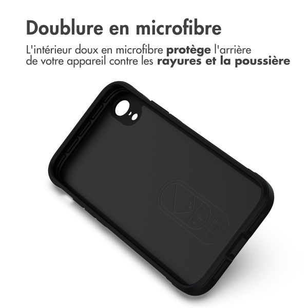 imoshion Coque arrière EasyGrip iPhone Xr - Noir