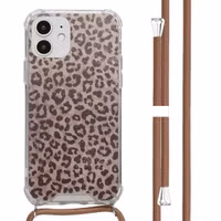 imoshion Coque Design avec cordon Apple iPhone 12 (Pro) - Leopard Mood