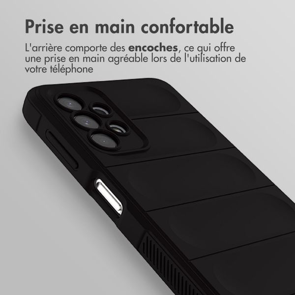 imoshion Coque arrière EasyGrip Samsung Galaxy A32 (5G) - Noir