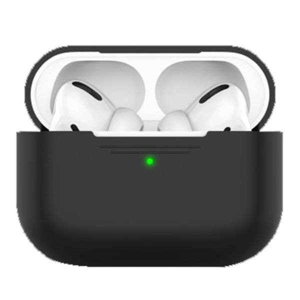 KeyBudz Coque Elevate Protective Silicone Apple AirPods Pro 2 - Black