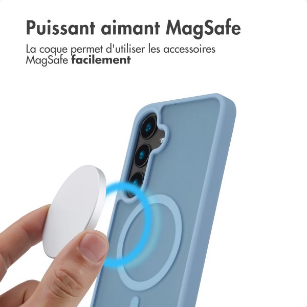 imoshion Coque Color Guard avec MagSafe Samsung Galaxy S24 Plus - Bleu clair