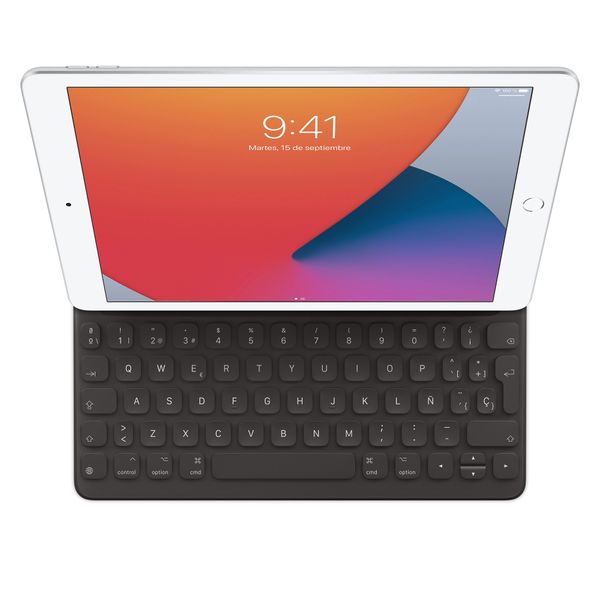 Apple Smart Folio Keyboard Apple iPad 9 (2021) 10.2 pouces / iPad 8 (2020) 10.2 pouces / iPad 7 (2019) 10.2 pouces / Air 3 (2019) / Pro 10.5 (2017) - QWERTY / ESP - Noir