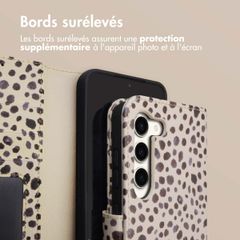 imoshion Étui de télephone portefeuille Design Samsung Galaxy S23 - Black And White Dots