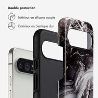 Selencia Coque arrière Vivid Google Pixel 10 / 10 Pro - Chic Marble Black