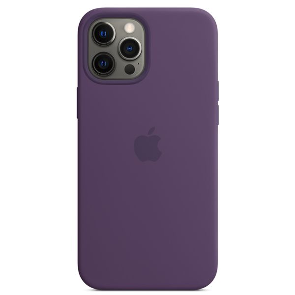 Apple Coque en silicone MagSafe iPhone 12 Pro Max - Amethyst