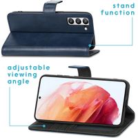 imoshion Étui de télephone portefeuille Samsung Galaxy S21 FE - Bleu foncé