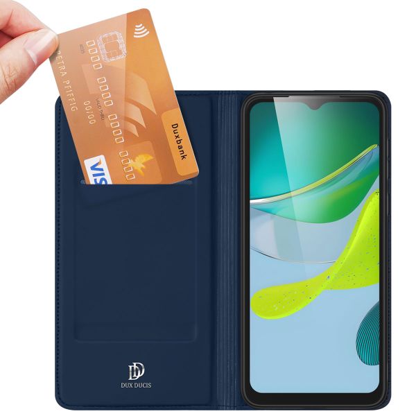 Dux Ducis Étui de téléphone Slim Motorola Moto E13 - Bleu foncé