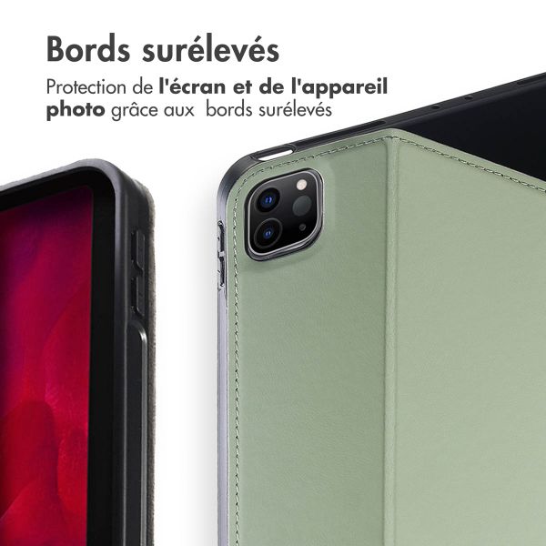 Accezz Coque tablette Classic Apple iPad Pro 12.9 (2022) / Pro 12.9 (2021) / Pro 12.9 (2020) - Vert