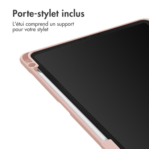 imoshion Coque tablette rigide Trifold iPad 9 (2021) 10.2 pouces / iPad 8 (2020) 10.2 pouces / iPad 7 (2019) 10.2 pouces - Rose