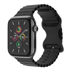 imoshion Bracelet Athletic en silicone Apple Watch Series 1 t/m 9 / SE (38/40/41 mm) | Series 10 / 11 (42 mm) - Noir