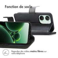 imoshion Étui de télephone portefeuille de luxe OnePlus Nord 3 - Noir